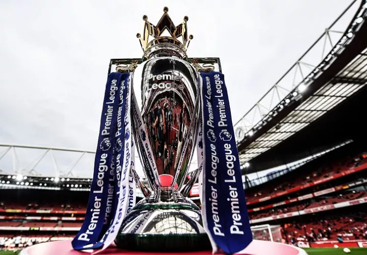 Trofeo de la Premier League. Foto: EFE