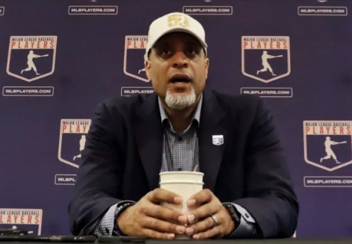 Tony Clark, presidente de la Asociación de Peloteros de las Grandes Ligas. 