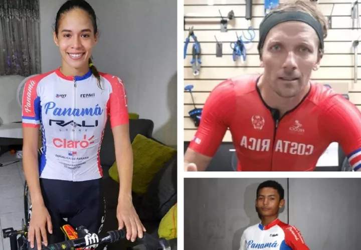 Wendy Ducreaux (izq.), el costarricense Leonardo Chacón (arriba) y Josué Jiménez, ganadores de sus respectivas categorías.  Fotos: Cortesía