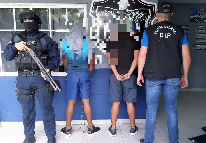 Captura de ambos sopesochosos en el crimen. Foto: Cortesía