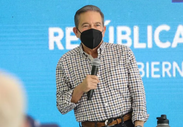 Las declaraciones del presidente Laurentino Cortizo se dieron en Colón 