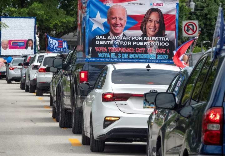 El candidato presidencial demócrata Joe Biden busca captar más votos.  FOTO/EFE