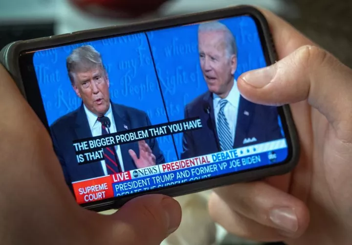 Encuesta muestra que la ventaja de Biden sobre Trump se ha ampliado a 11 puntos porcentuales. EFE
