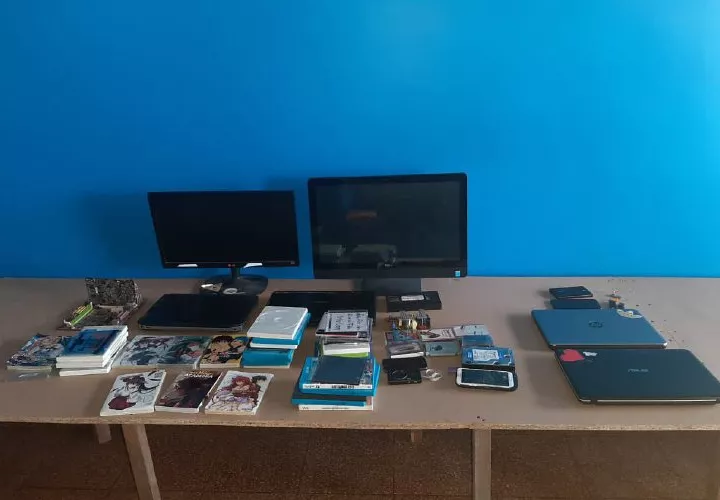 Parte de lo decomisado en la operación. Fotos: Cortesía