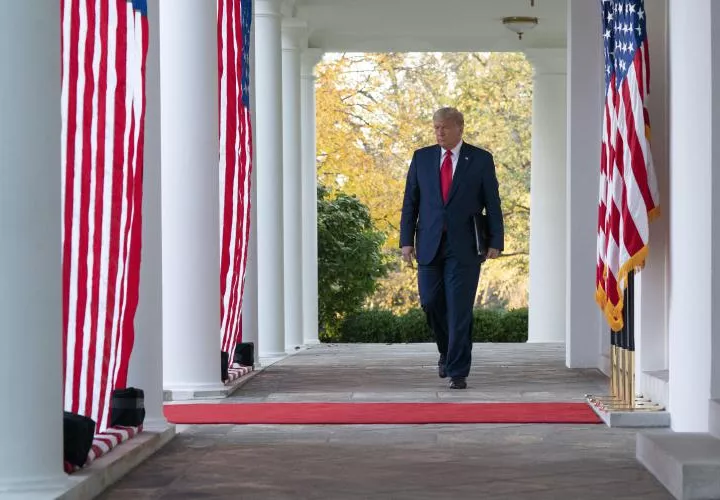 En la intervención de Donald Trump, hablaron expertos de su Gobierno. FOTO/EFE