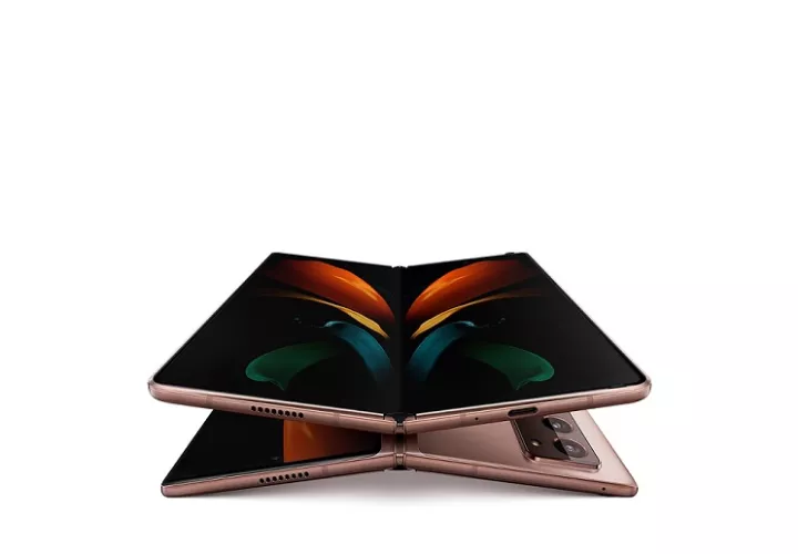 El Samsung Galaxy ZFold 2 integra dos pantallas. Imagen: Samsung