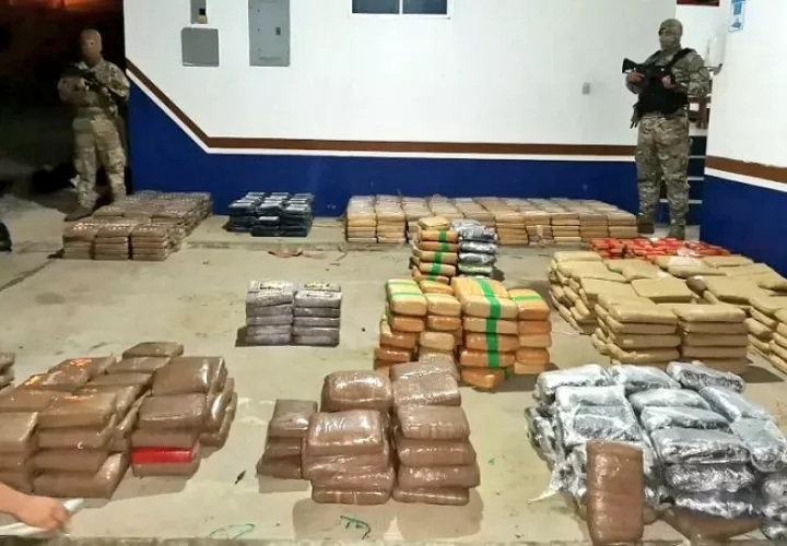 La droga se encontraba a bordo de un bote rápido al sur de Punta Burica.