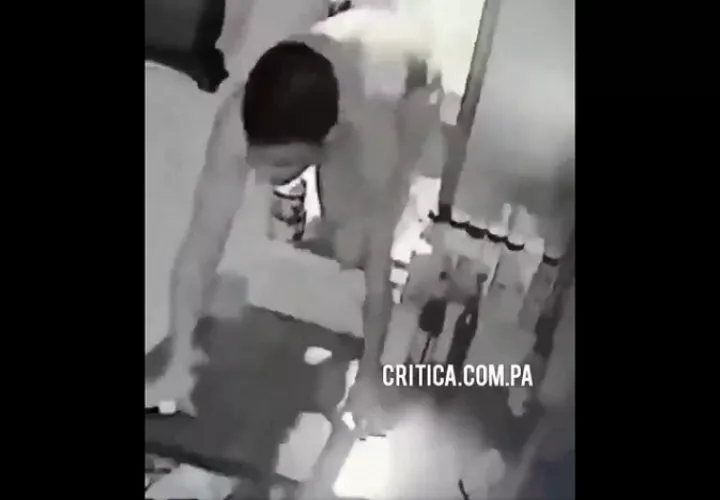 Captado en video.