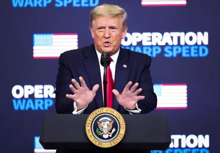 Presidente saliente de Estados Unidos, Donald J. Trump. EFE