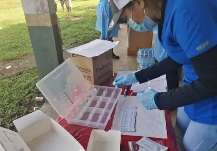 Equipo de Respuesta Rápida efectuó gira de hisopados.