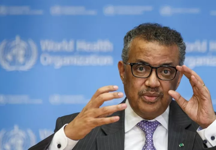 Director general de la Organización Mundial de la Salud (OMS), Tedros Adhanom Ghebreyesus. EFE