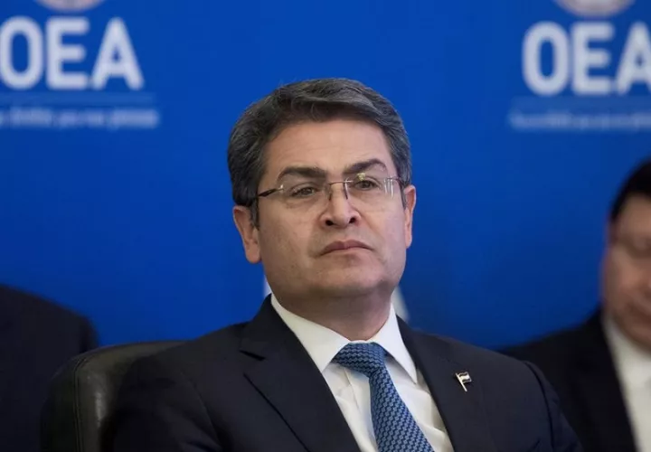 En la imagen el presidente de Honduras, Juan Orlando Hernández. EFE