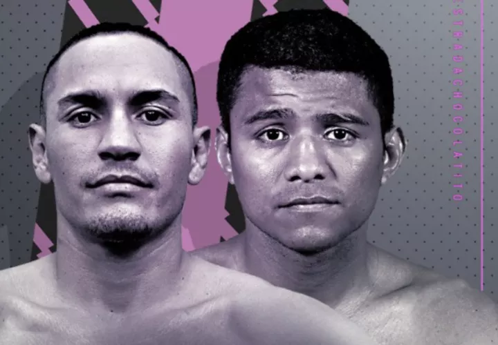 Juan Francisco Estrada (i) y Román González pelean este sábado. Foto: AP