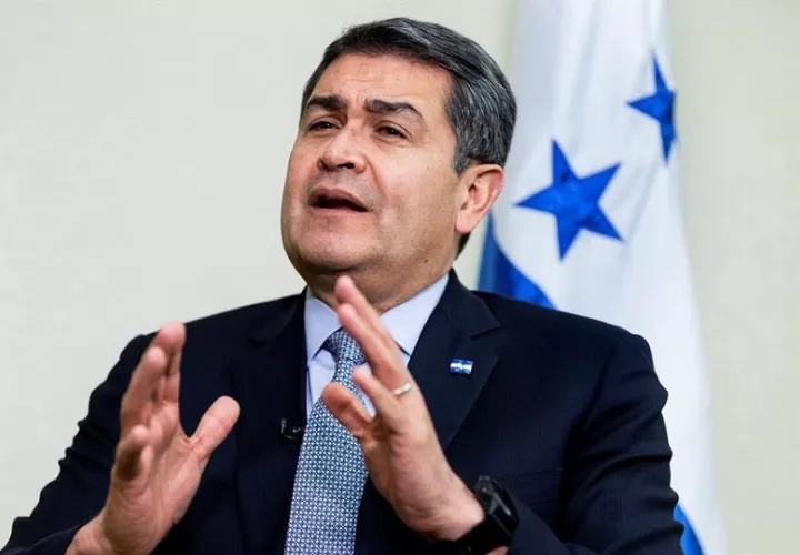 Imagen de archivo del presidente de Honduras, Juan Orlando Hernández. EFE