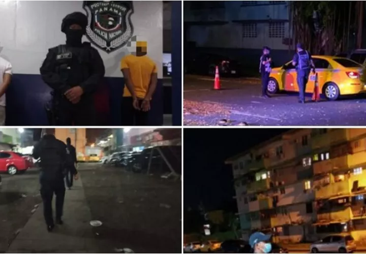 Personas retenidas por incumplir el toque de queda.