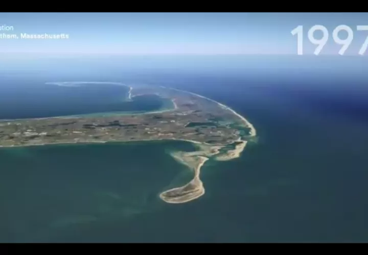 La nueva función del servicio cartográfico utiliza 24 millones de fotografías satelitales tomadas durante las pasadas cuatro décadas