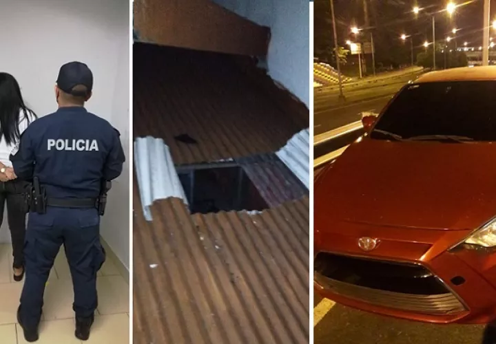 Una mujer sospechosa fue aprehendida.