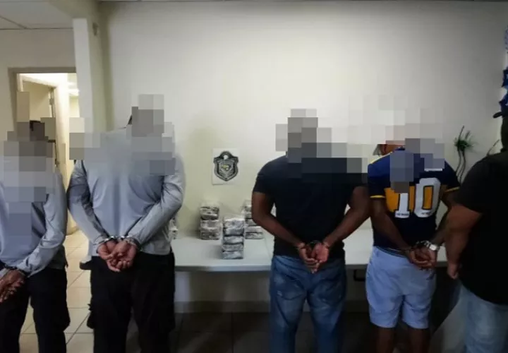 La droga venía embalada en una caja.