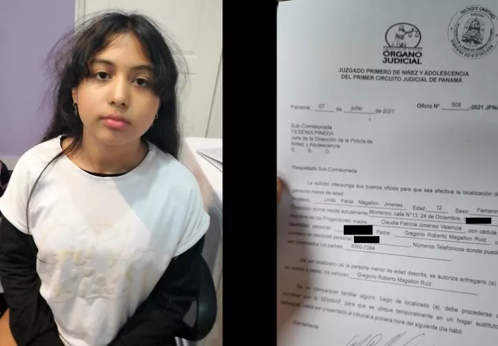 Sus padres la están buscando desesperadamente.