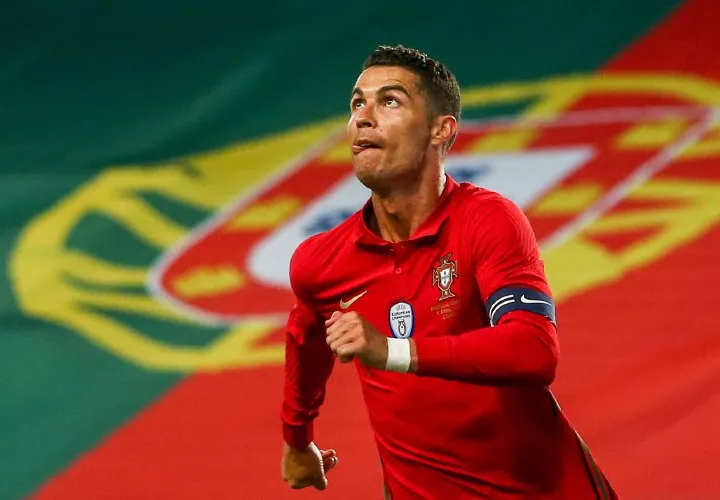 Cristiano suma 104 dianas con "las quinas" en 175 partidos.  Foto:EFE