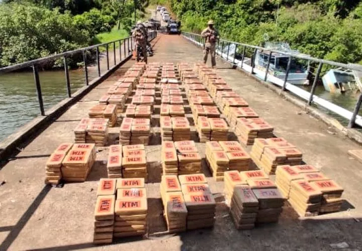 La droga fue decomisada en Punta Burica