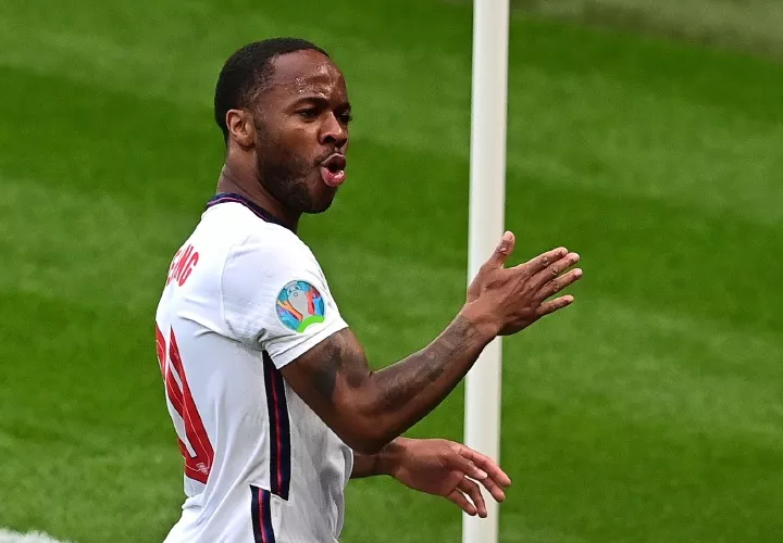 Raheem Sterling, goleador de Inglaterra. Foto:EFE