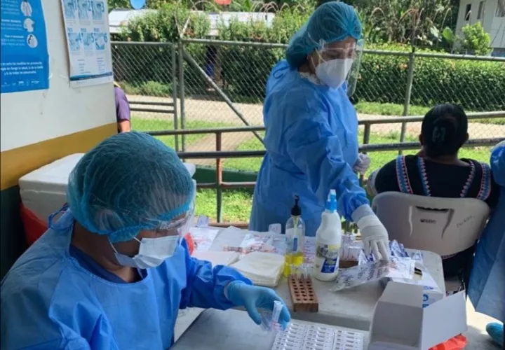 Búsqueda activa de casos de Covid-19 en Bocas del Toro.