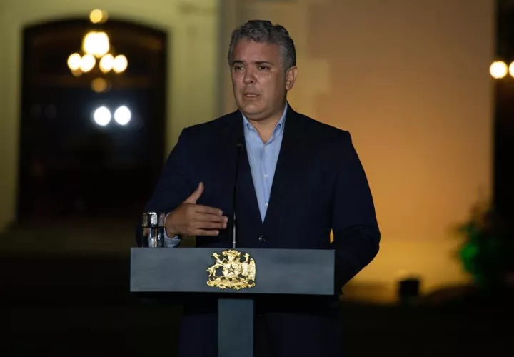 El mandatario colombiano, Iván Duque. EFE / Foto Archivo