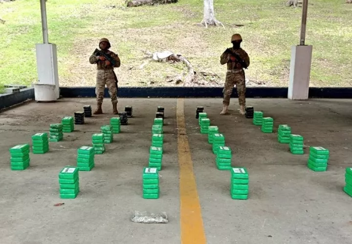 El decomiso se logró con el apoyo de la Armada de Colombia.