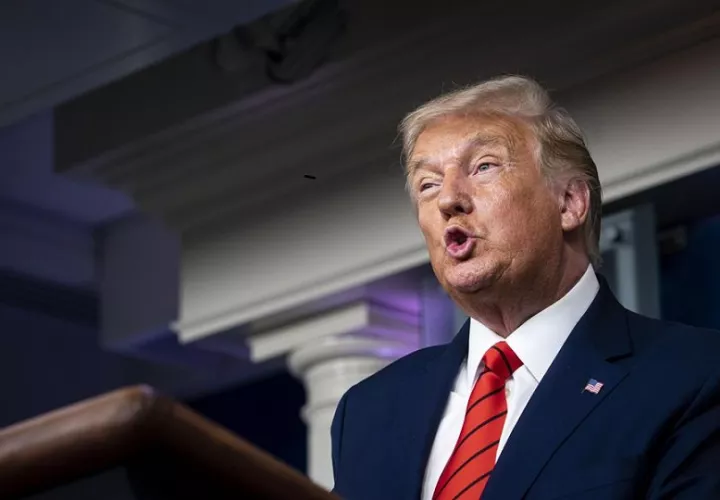 En la imagen, el expresidente de EE.UU. Donald J. Trump. EFE