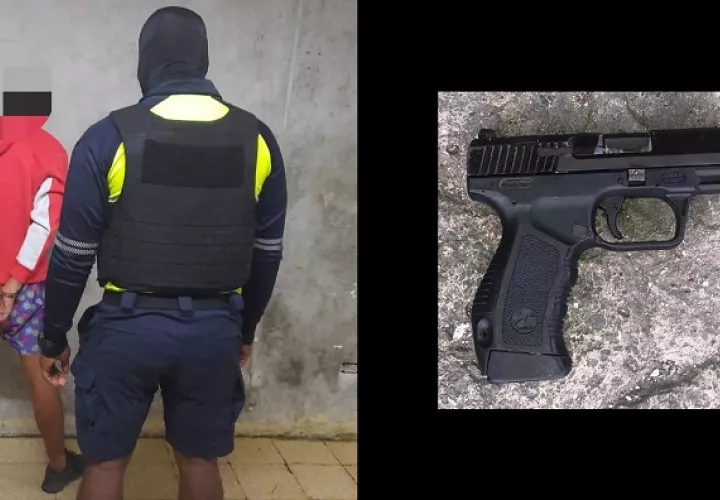 El señalado fue aprehendido por la policía.