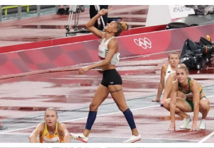 Gianna Woodruff disputará la final de los 400 metros con vallas de Tokio 2020. Fotos: COP