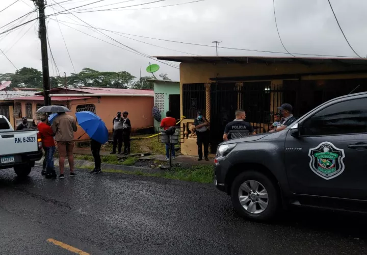 Area donde se cometió el crimen No. 72 en la provincia de Colón