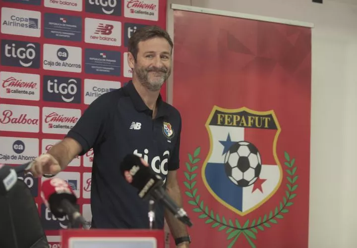 Thomas Christiansen, técnico de la selección de Panamá. Foto:Víctor Arosemena