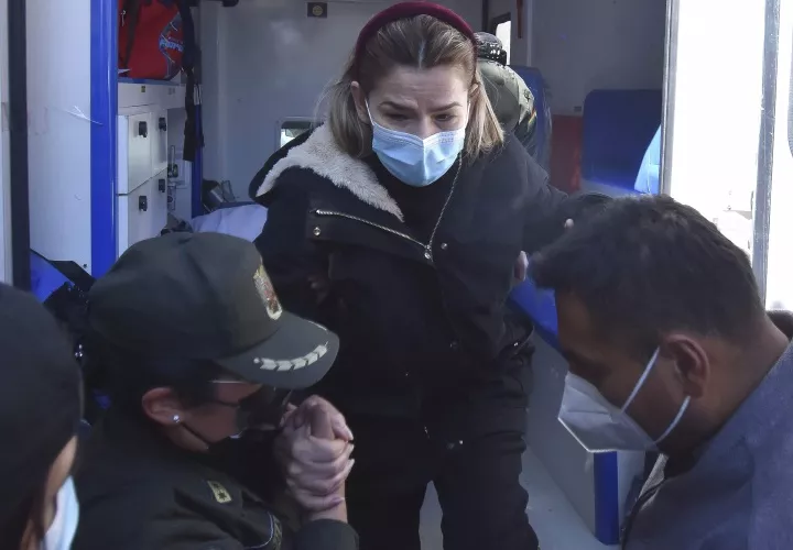 expresidenta de Bolivia Jeanine Áñez. FOTO/EFE