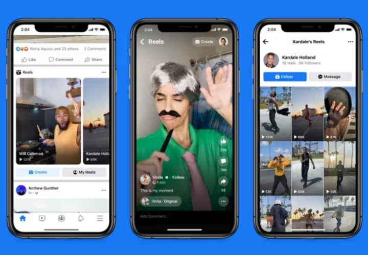 Los Reels llegarán primero a Estados Unidos pero se espera estén disponibles para el resto del mundo en los próximos meses. Foto: Facebook