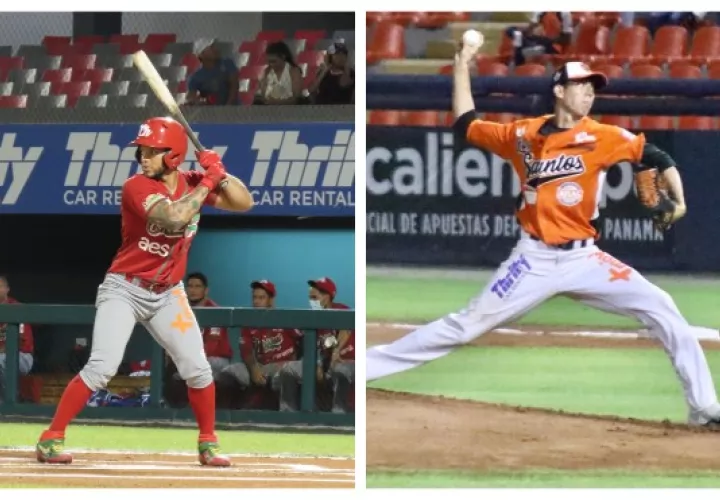 Einstein Gutierrez (izq.) contribuyó al triunfo de Chiriquí sobre Coclé, mientras que José Luis González, de Los Santos, tuvo una buena apertura ante Bocas del Toro. Fotos: Fedebeis