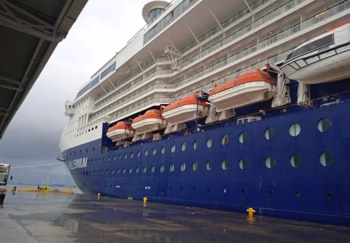 Vista general del Celebrity Millenium.