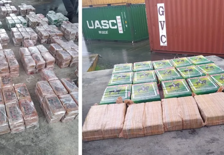 el cargamento dentro del cual iban ocultos los paquetes de droga, tenía como destino final Bélgica, en Europa.