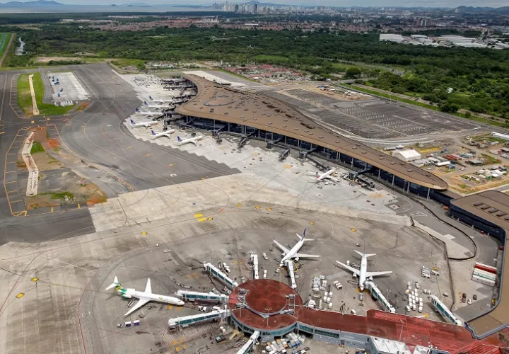Vista general de la ampliación del Aeropuerto Internacional de Tocumen.