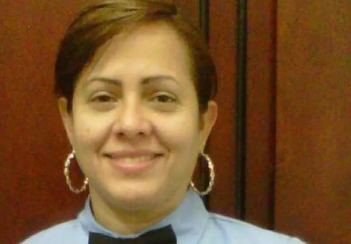 Aida Tejada, oficial de la Asociación de Jueces y Árbitros de Boxeo de Panamá (Ajabox).