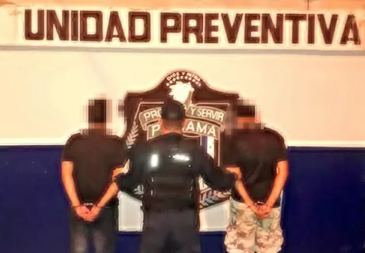 Los sujetos fueron aprehendidos cuando intentaban escapar de la escena del delito.