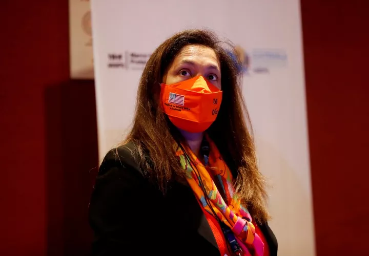 Uzra Zeya, Subsecretaria de Estado de EE.UU para Seguridad Civil, Democracia y Derechos Humanos.  FOTO/EFE