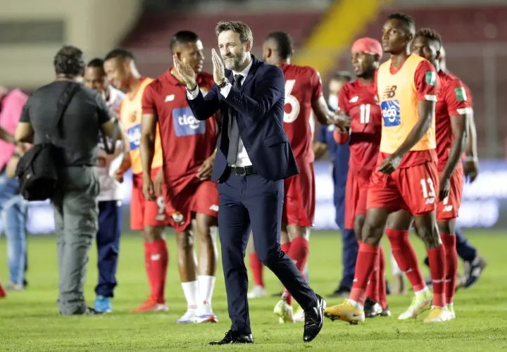 Thomas Christiansen, director de la selección de Panamá. Foto:EFE