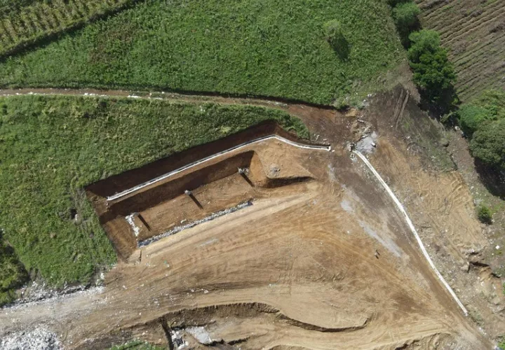 Vista general del relleno sanitario de Río Sereno.