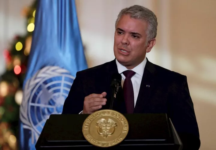 Foto de archivo del presidente de Colombia Iván Duque. EFE