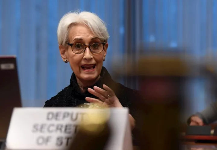 En la imagen aparece  subsecretaria de Estado de EEUU, Wendy Sherman. EFE