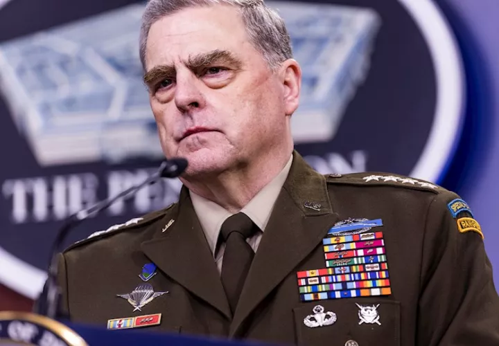 El jefe del Estado Mayor Conjunto de EE.UU., general Mark Milley, en una fotografía de archivo. EFE