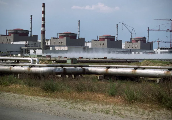 Vista general de la central nuclear de Zaporiyia, Ucrania. EFE