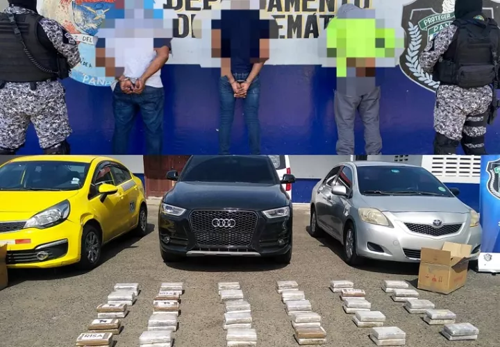 En esta acción se detuvieron a tres personas.